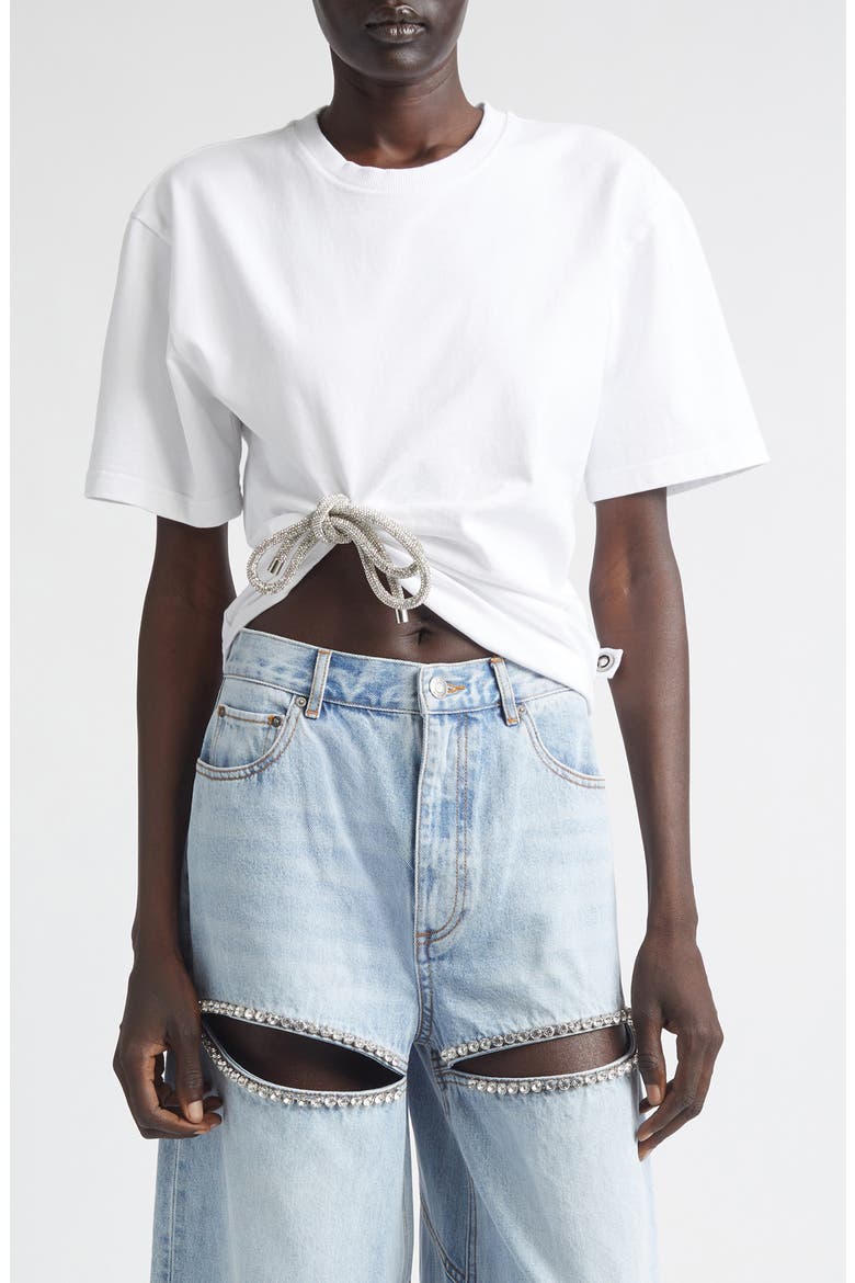 Crystal Knot T-Shirt, Main, color, WHITE