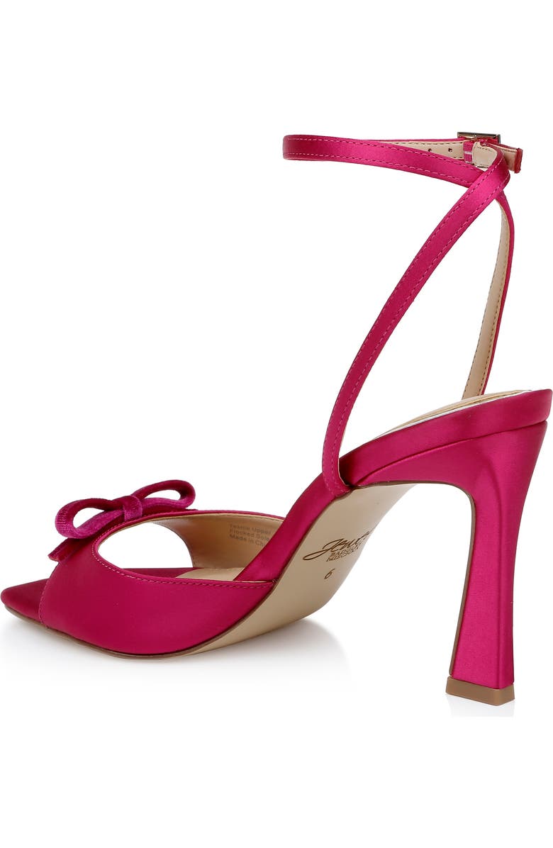 Jewel Badgley Mischka Elisha Ankle Strap Sandal, Alternate, color, Pink Satin