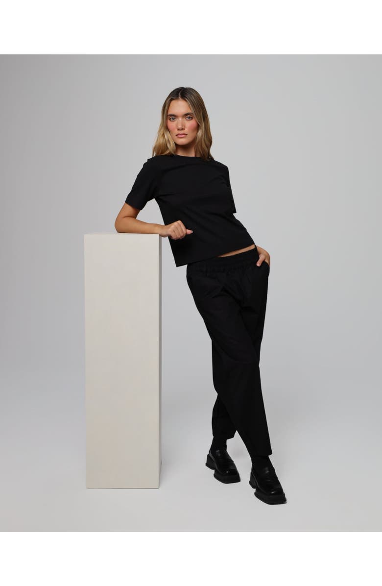 JUANA Aella Mid Rise Relaxed Pants, Main, color, Black