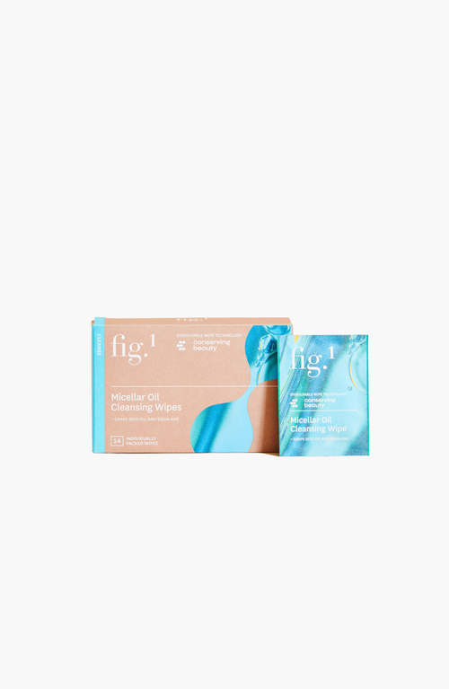 Fig.1 Beauty Micellar Oil Cleansing Wipes In Blue