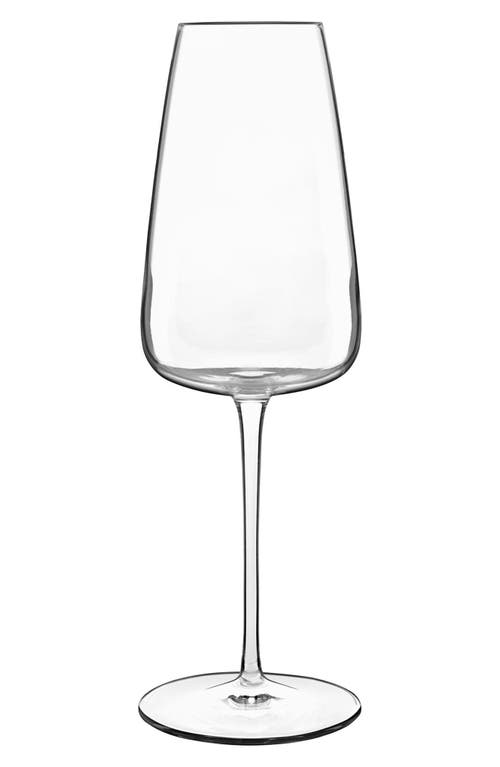 Luigi Bormioli Talismano Set Of 4 Prosecco Glasses In Transparent