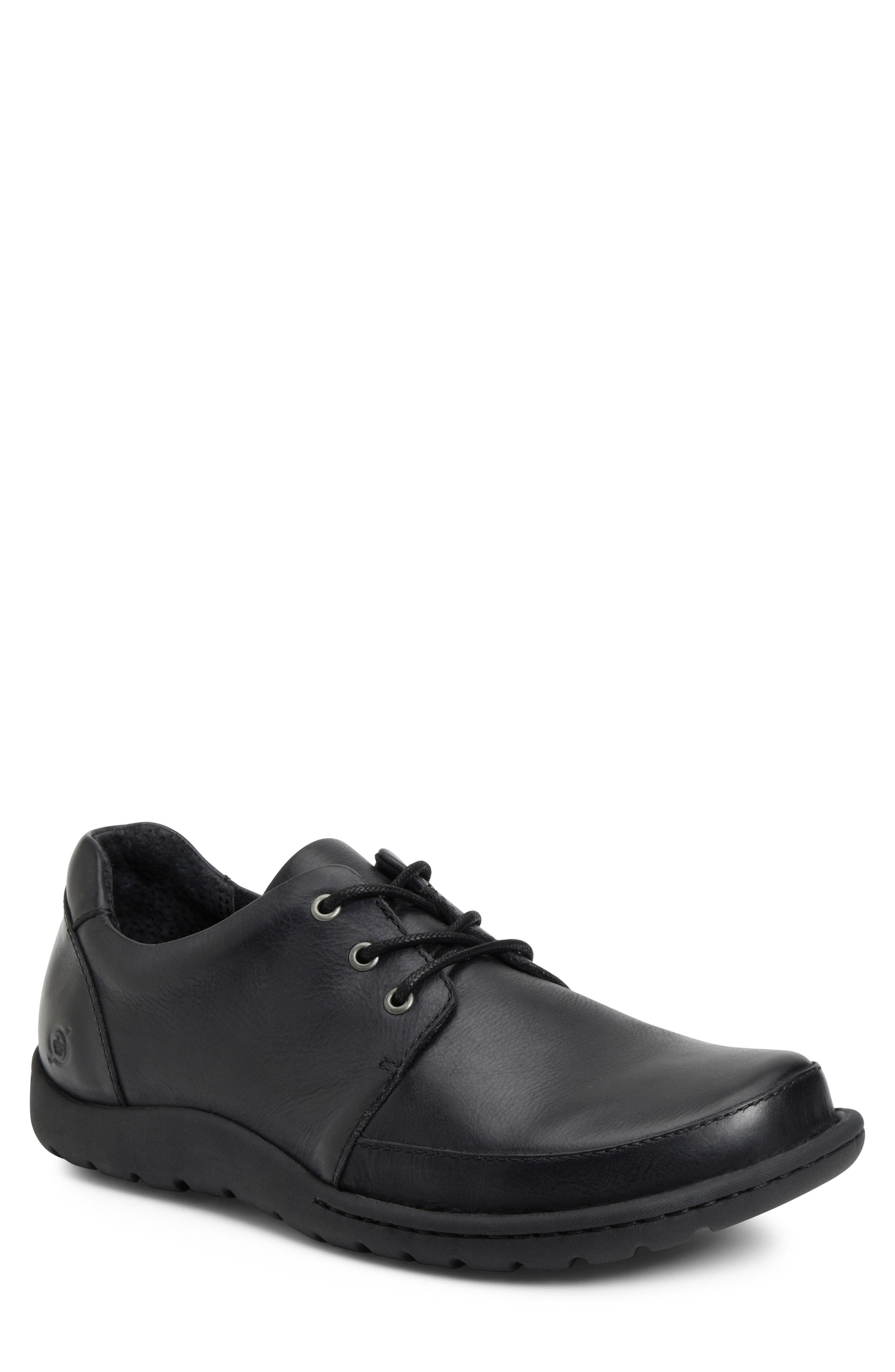 Børn Nigel Plain Toe Derby, Main, color, Black Leather