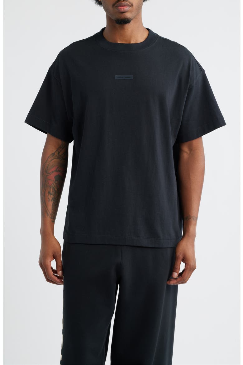 Vintage Fit Logo T-Shirt, Main, color, JET BLACK