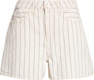 L'AGENCE Lissania Pinstripe Shorts