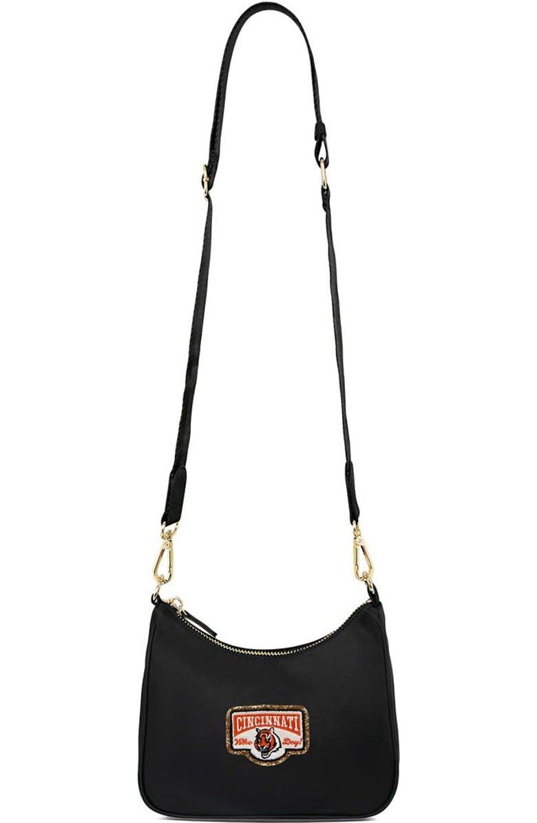 Stoney Clover Lane Stoney Clover Cincinnati Bengals Curved Crossbody Bag, Main, color,