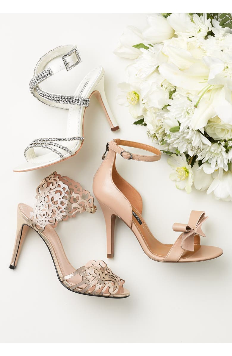 Kay Unger 'Baroque' Ankle Strap Sandal, Alternate, color,