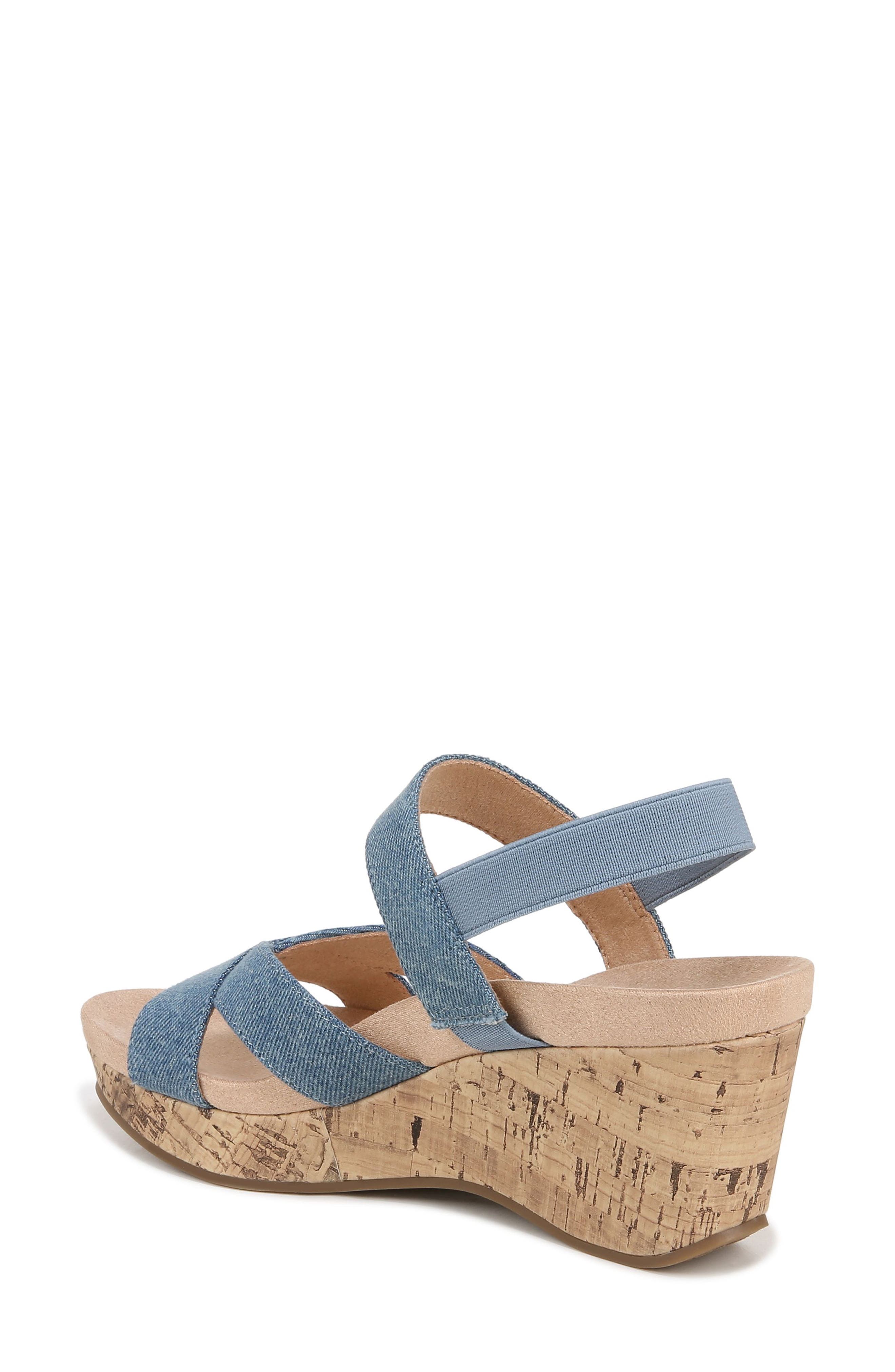 LifeStride Danita Slingback Platform Wedge Sandal, Alternate, color, 