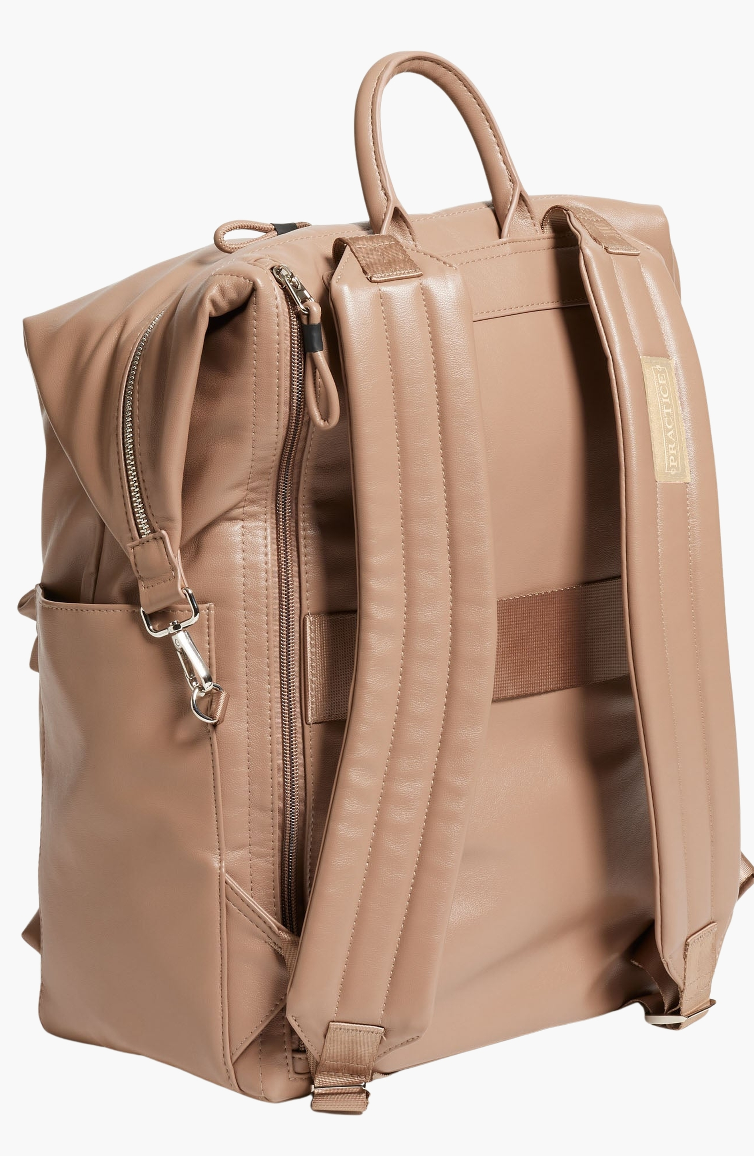 Karma Large Faux Leather Backpack, Alternate, color, Mushroom