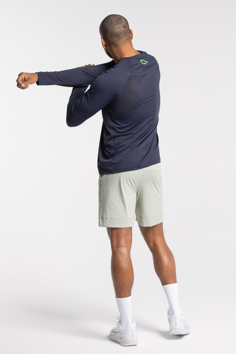 Performance Pickleball Long Sleeve, Alternate, color, Sapphire Blue
