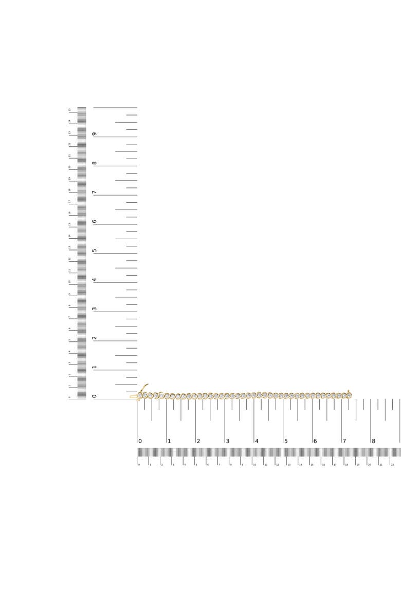 Haus of Brilliance 10K Yellow Gold 3 cttw Round-Cut Diamond Spiral Link 7.50" Bracelet, Alternate, color, Yellow