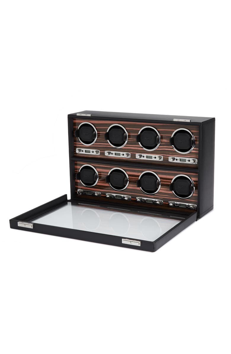 WOLF Roadster 8 Piece Winder, Alternate, color, Black