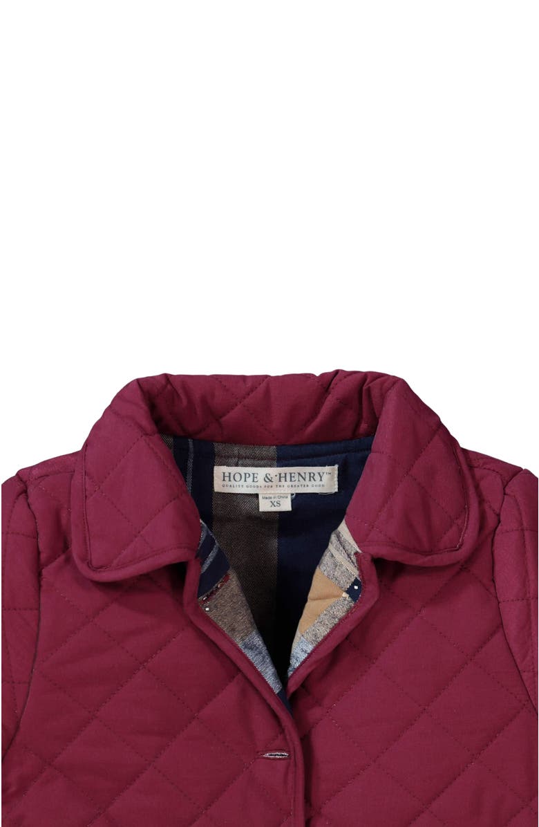 Hope & Henry Girls' Quilted Barn Jacket, Kids, Alternate, color, 