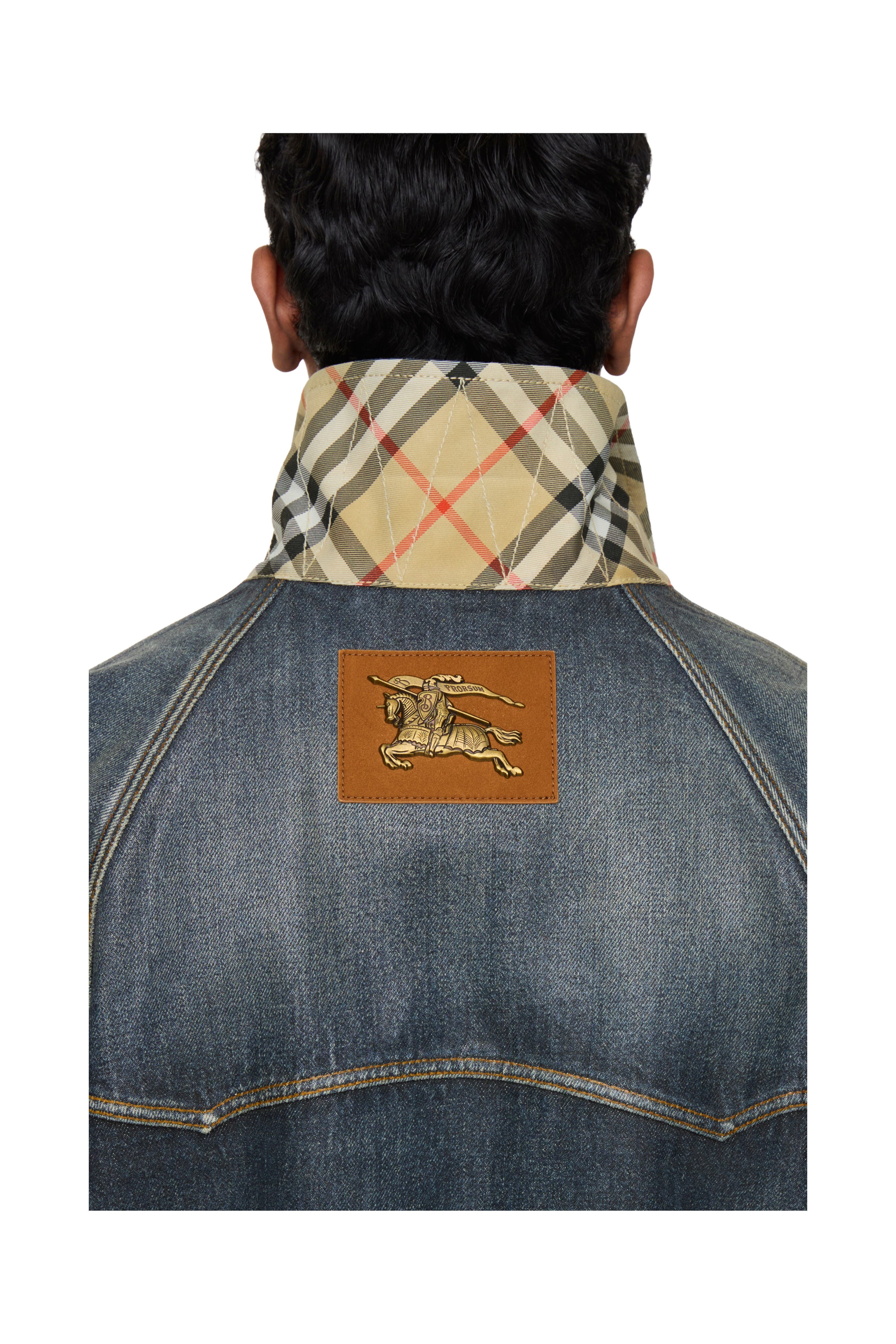 Burberry Coated Denim Jacket (Men) | Nordstrom