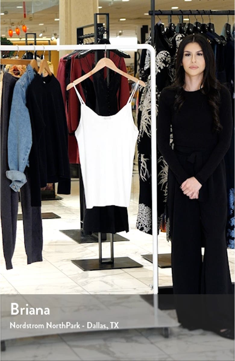 Seamless V-Neck Cotton Camisole, sales video thumbnail