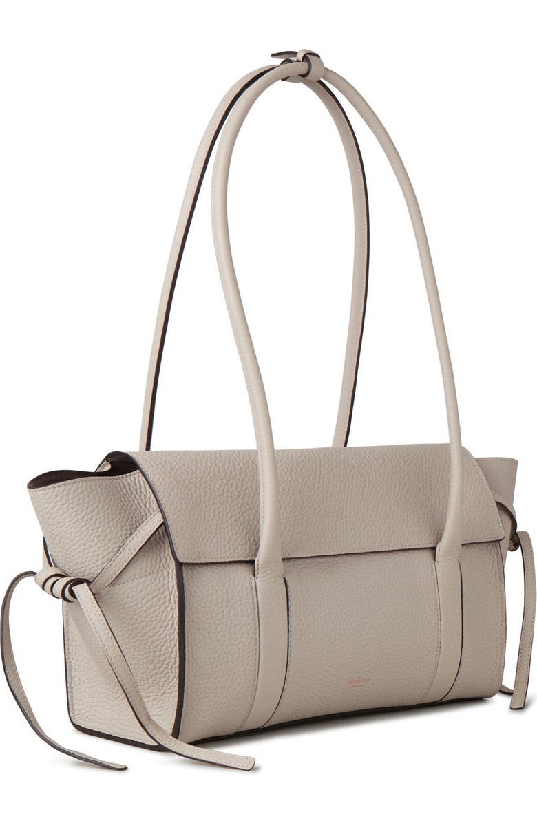 Mulberry Small Soft Bayswater Leather Satchel, Alternate, color, Chalk