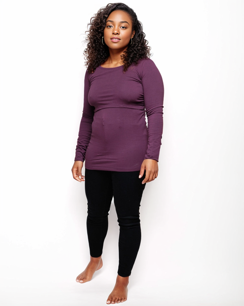 The Bshirt Womens Long Sleeve Nursing Top