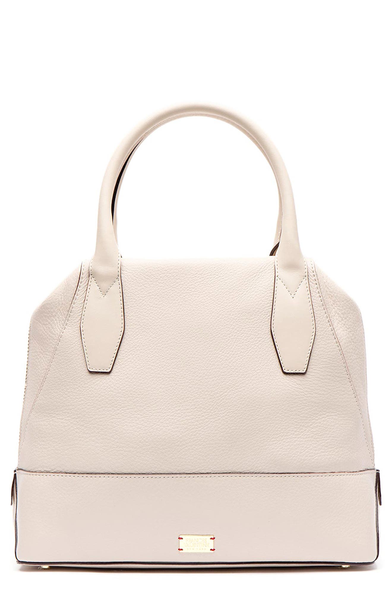 Frances Valentine Abby Leather Satchel, Main, color, 