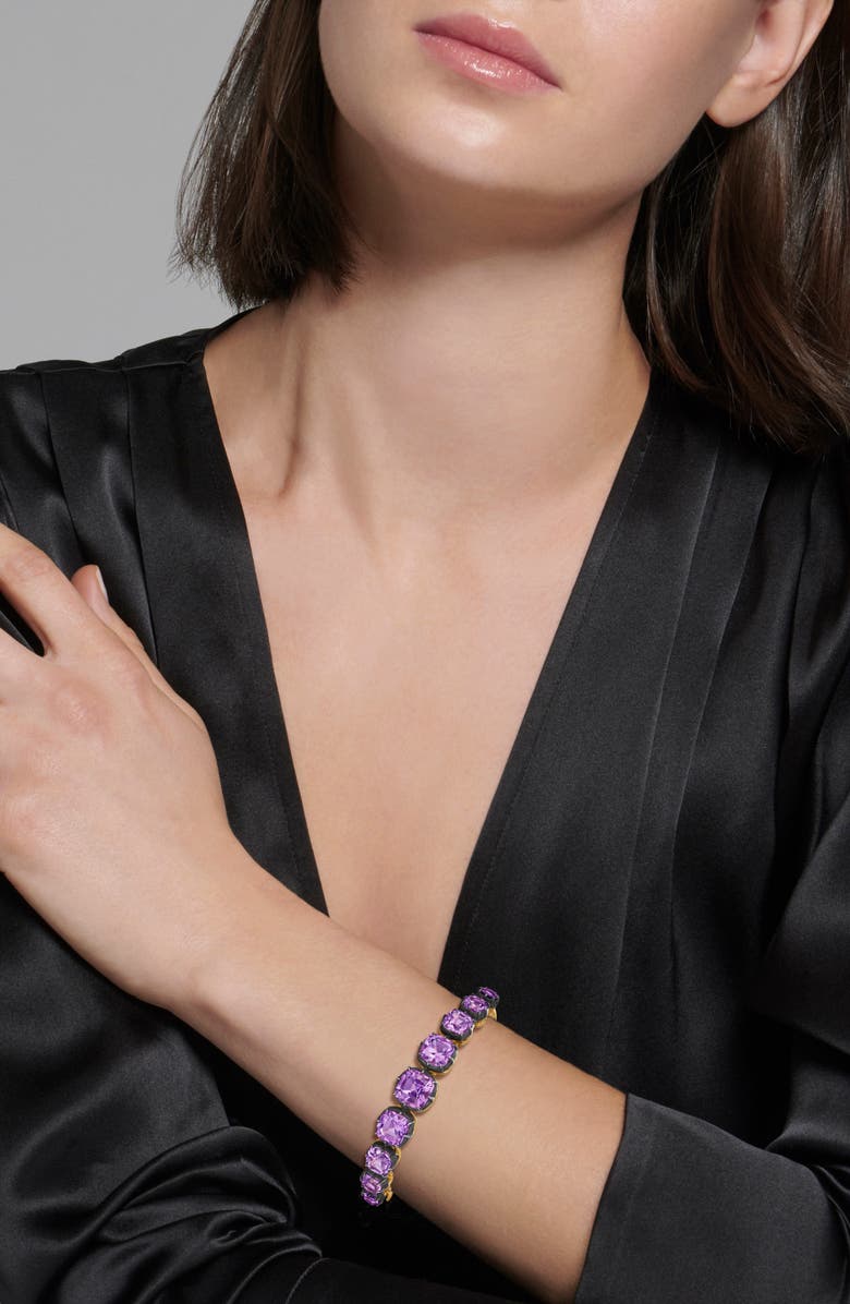 Fred Leighton Collet Cushion Bangle Bracelet, Alternate, color, 