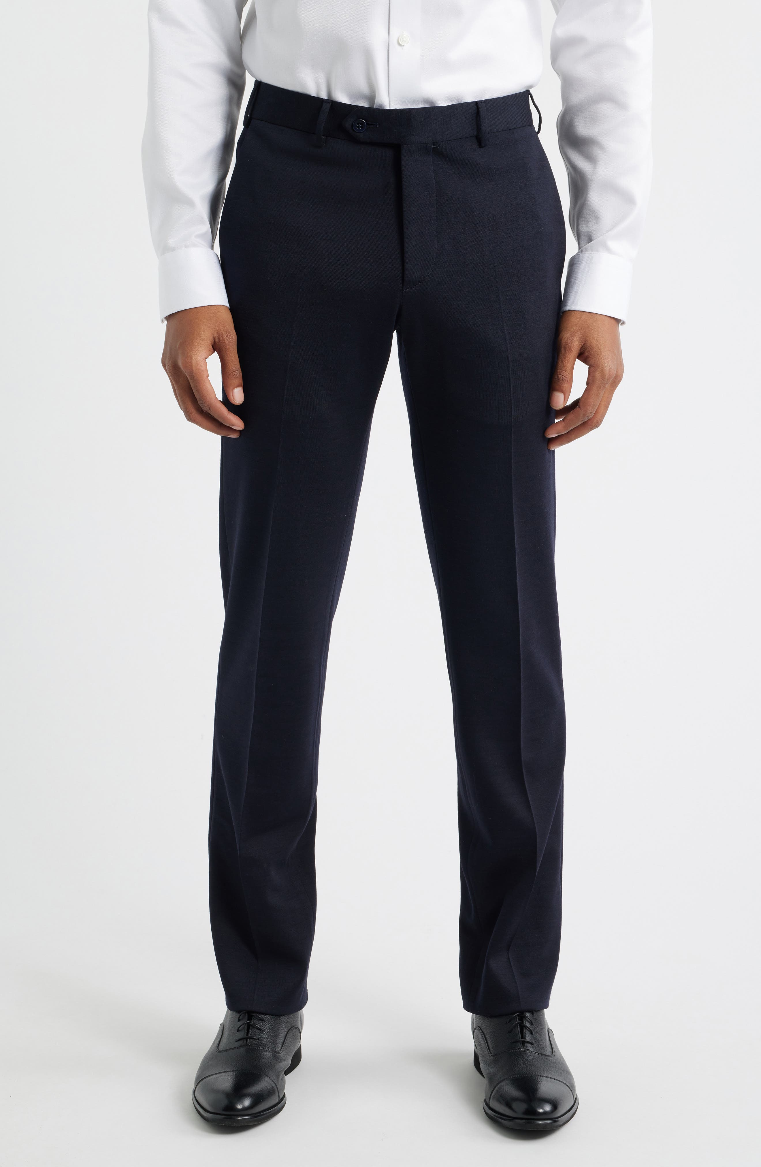 Parker Flat Front Wool Dress Pants - image 3