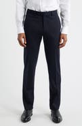 Zanella Parker Flat Front Wool Dress Pants