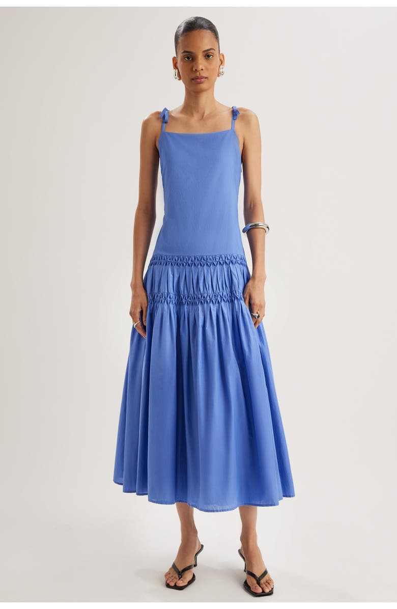 Merlette Layal Dress, Alternate, color, Azure