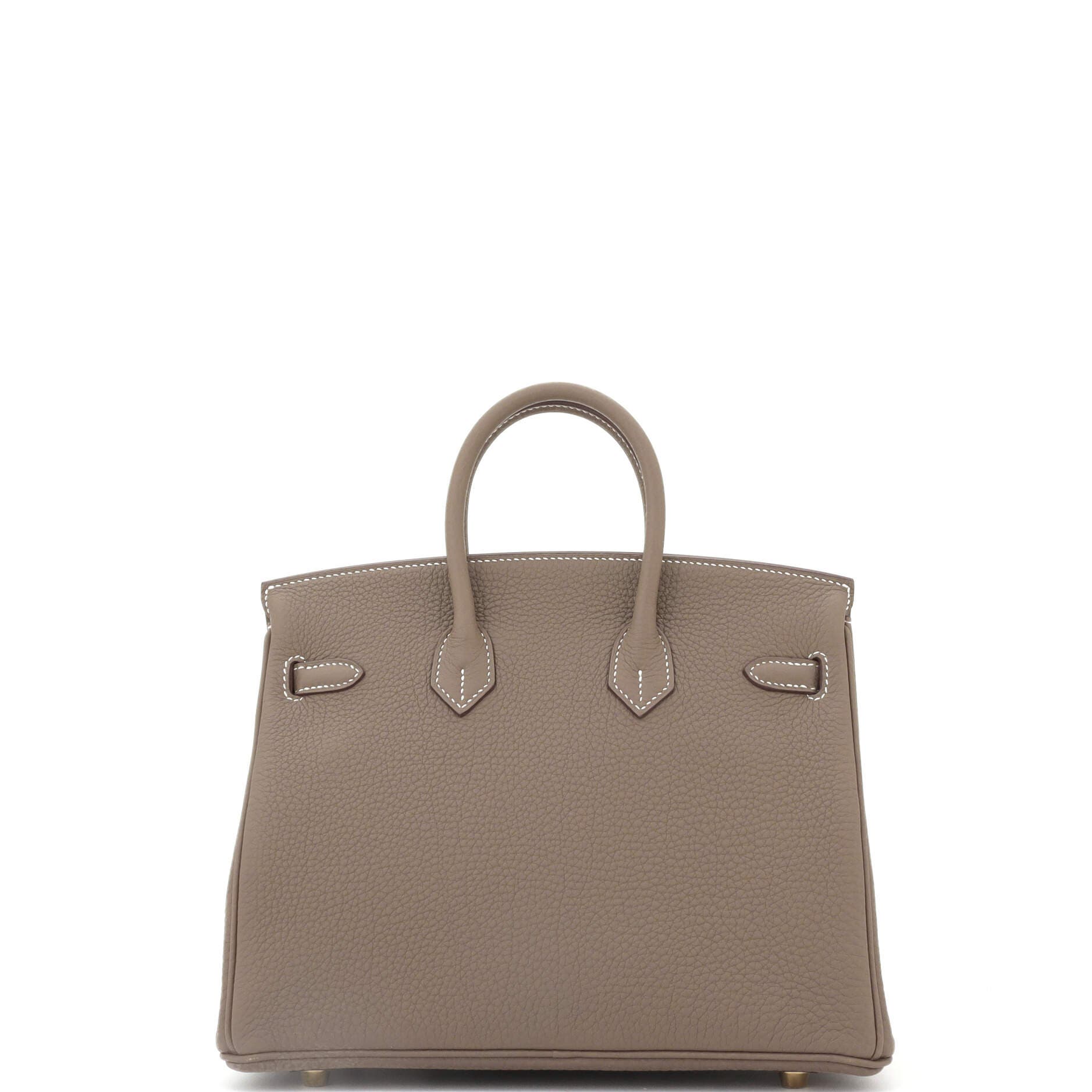 Pre-Owned Hermes Birkin Handbag Grey Togo with Gold Hardware 25, Alternate, color, 