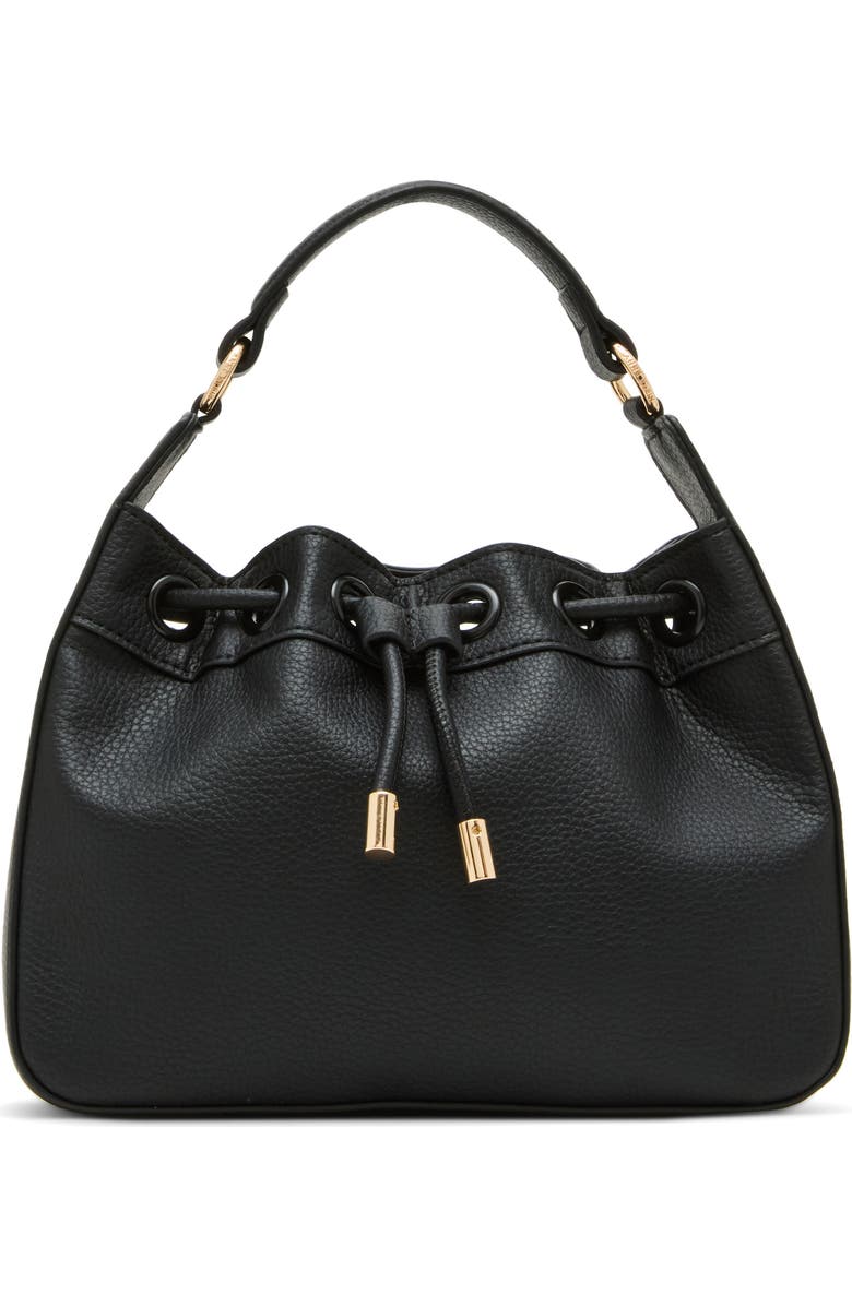 Anne Klein Drawstring Bucket Crossbody Bag, Main, color,