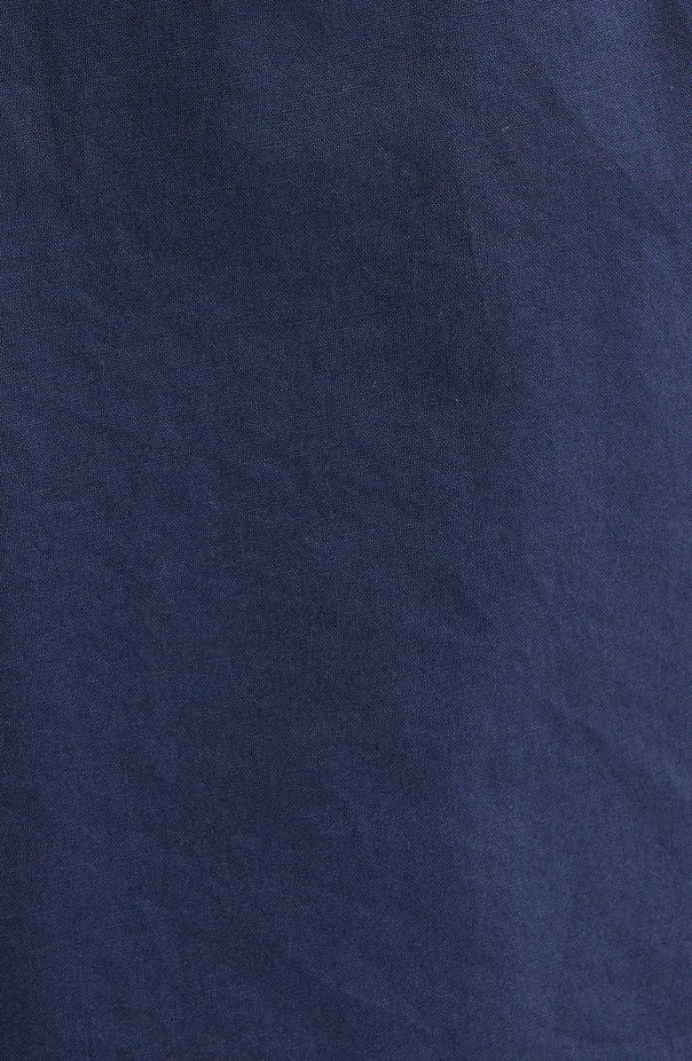 Lunya Airy Cotton & Silk Curve Hem Short Pajamas, Alternate, color, Deep Blue