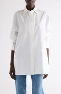 Givenchy Cocoon Cotton Poplin Button-Up Shirt
