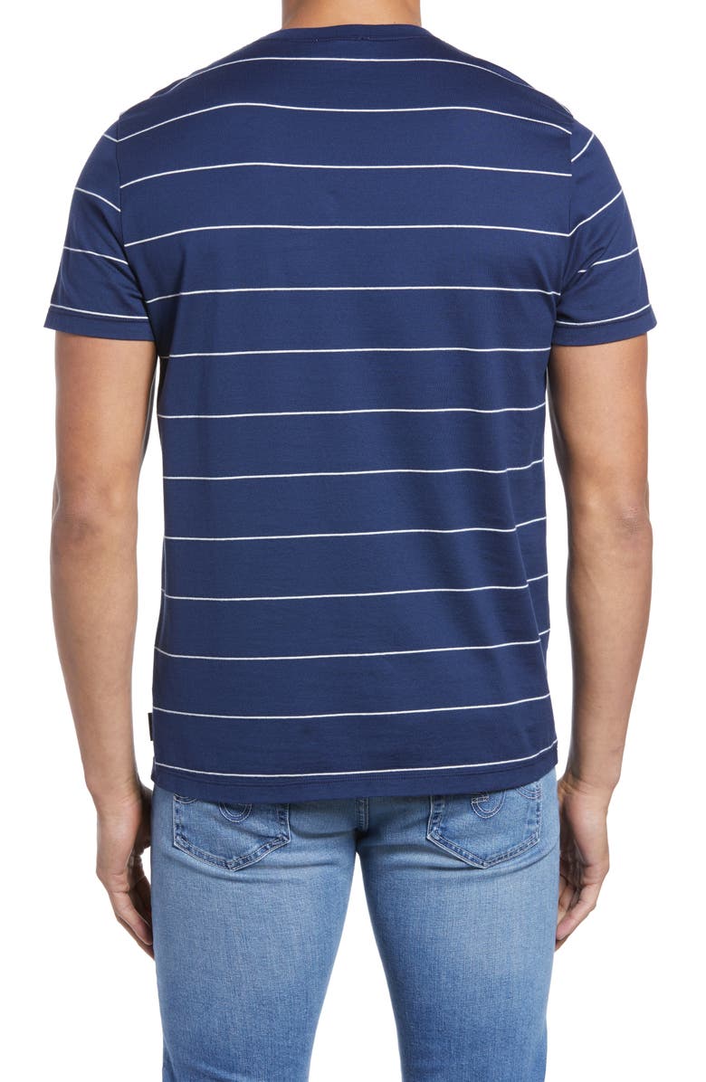 AG Bryce Stripe T-Shirt, Alternate, color, Midnight Berlin/Ivory Dust