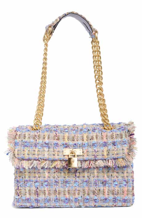 Kurt Geiger London Brixton Tweed Lock Bag