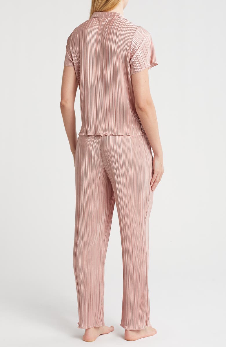 Danskin Plissè Satin Pajamas, Alternate, color,