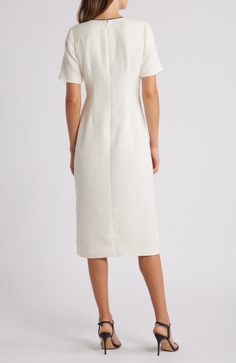 Pocket Tweed Midi Dress