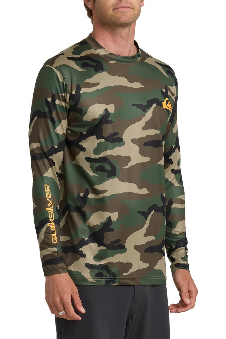 Everyday Surf Long Sleeve Performance Rashguard, Alternate, color, CAMO
