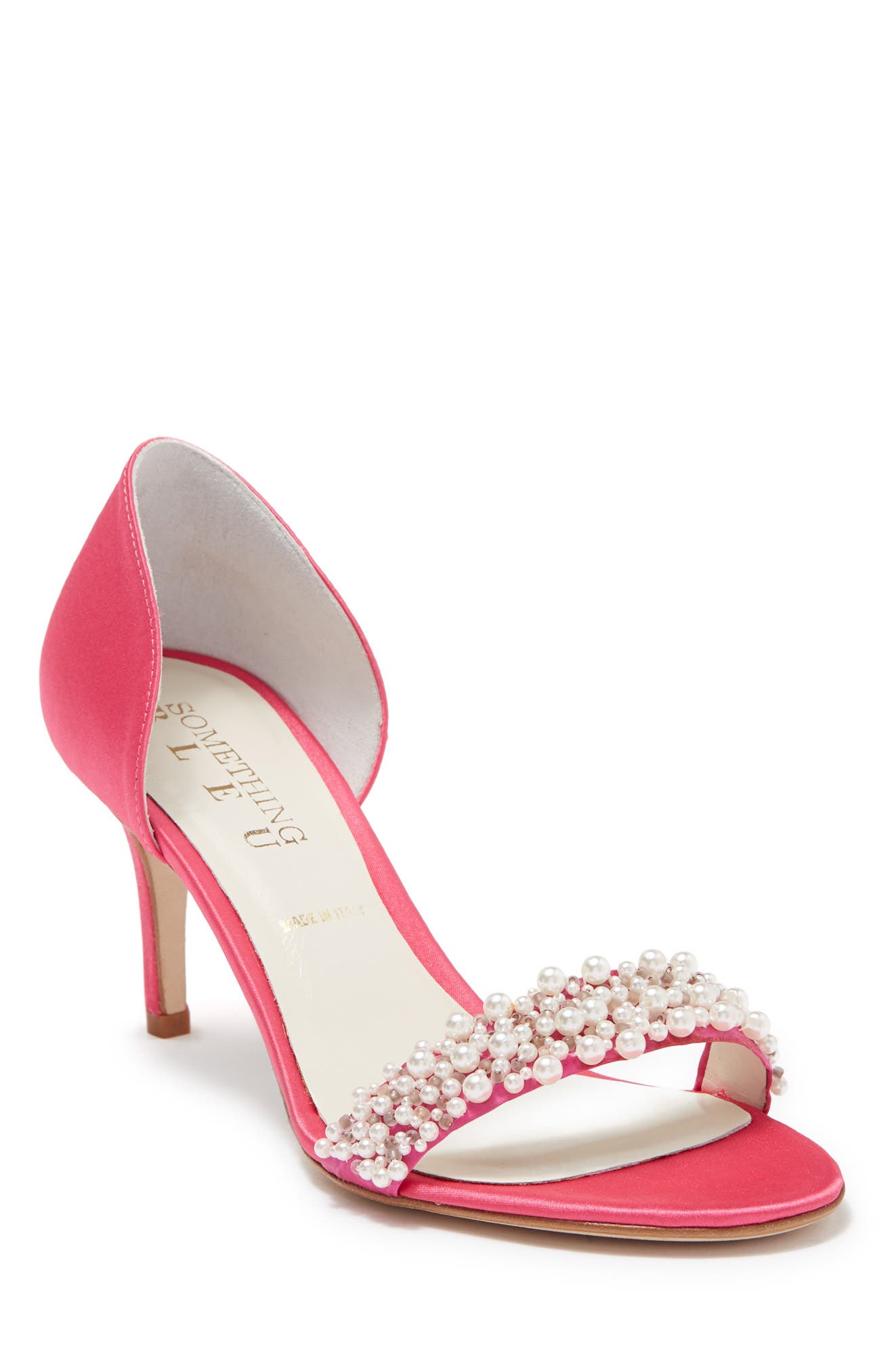 Cappy d'Orsay Sandal, Main, color, HOT PINK