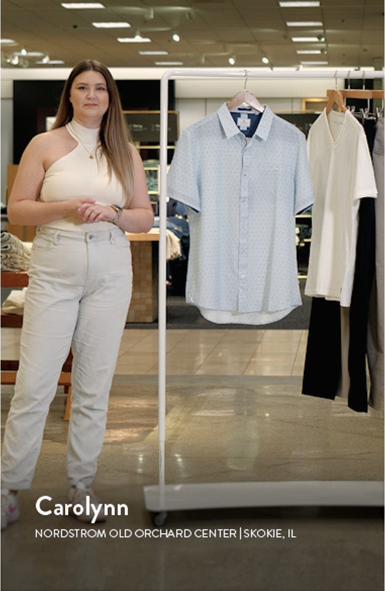 Ephraim Short Sleeve Performance Button-Up Shirt, sales video thumbnail