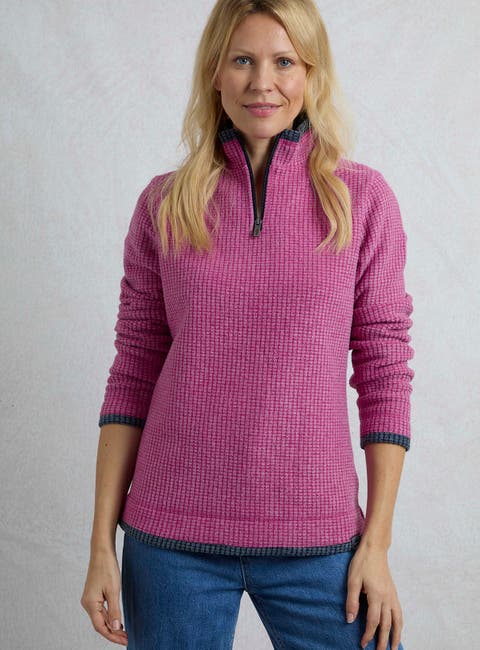 Beye 1/4 Zip Grid Fleece