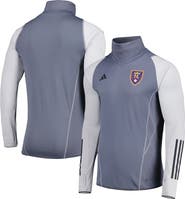 adidas Men's adidas Gray Real Salt Lake Warm Raglan COLD.RDY Top