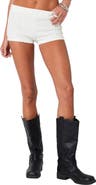 EDIKTED Phoebe Textured Knit Shorts