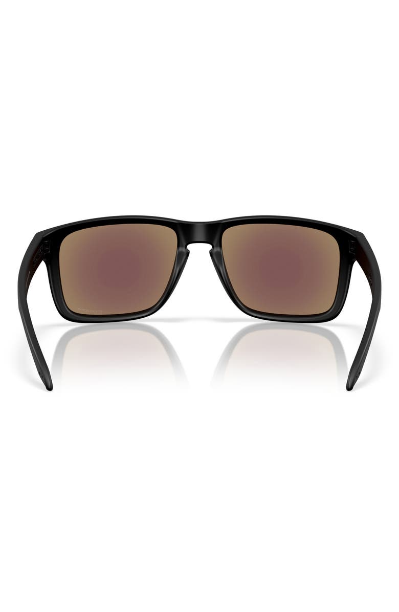 Oakley 61mm Rectangular Sunglasses, Alternate, color, Matte Black