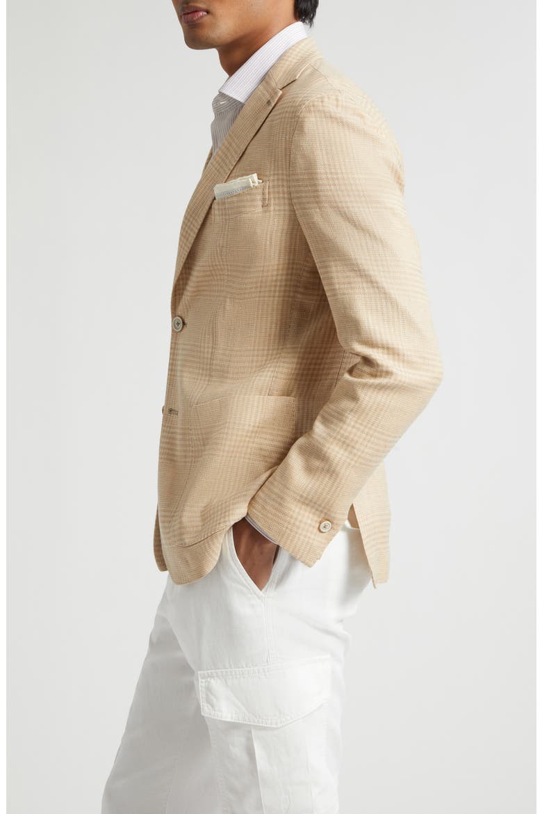 Glen Plaid Soft Sport Coat, Alternate, color, CORIANDER