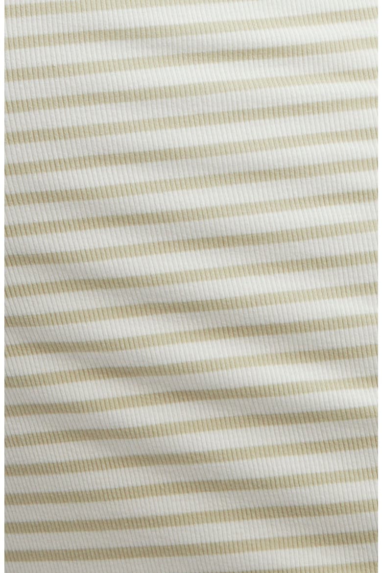 Stripe Rib Tank Dress, Alternate, color, CHALK / MORNING MIST