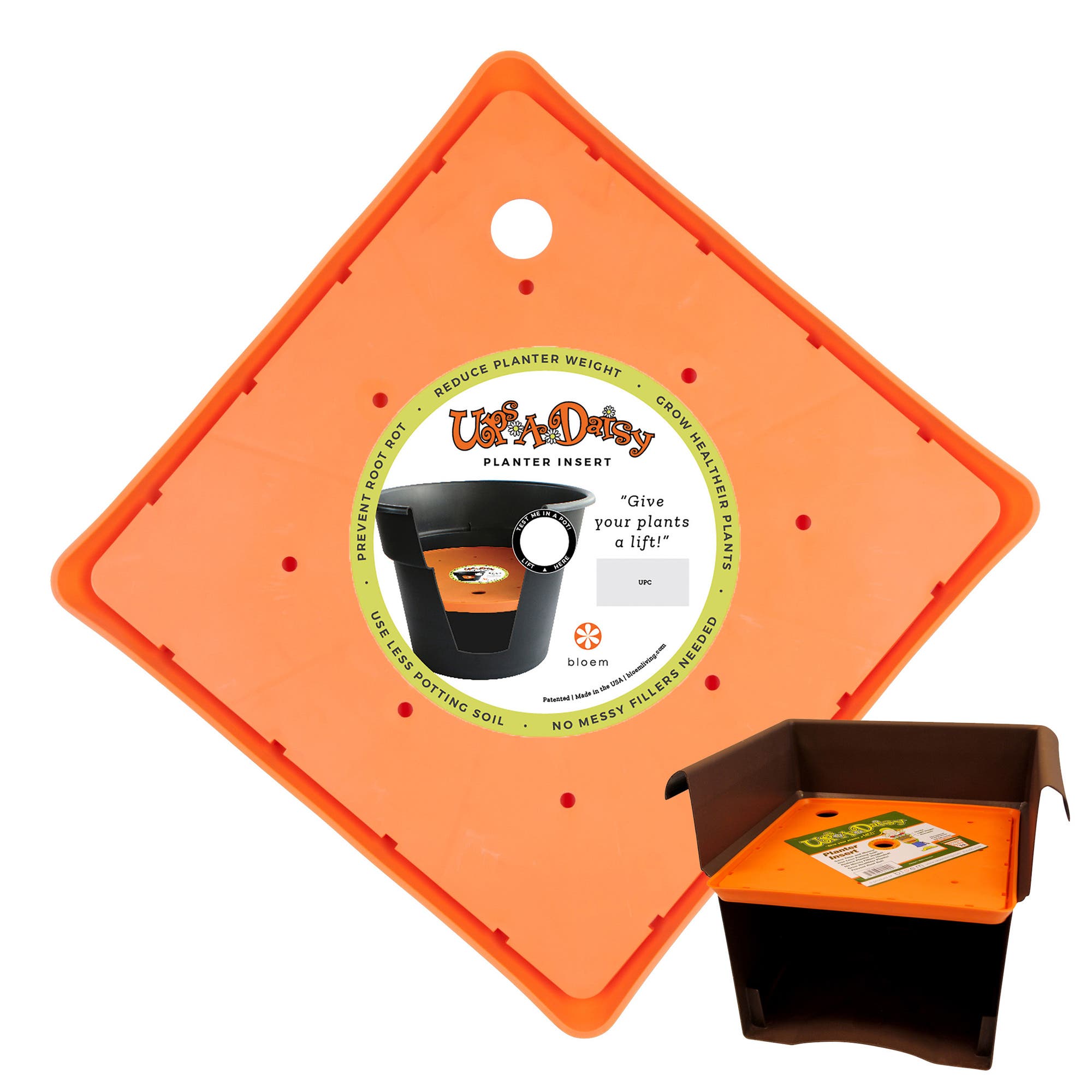 Ups A.d. Daisy Square Planter Insert