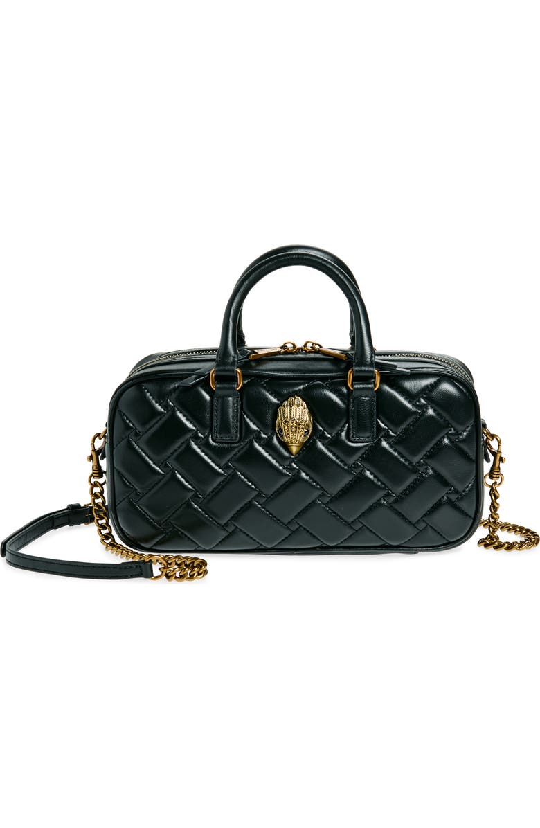 Kurt Geiger London Small Kensington Quilted Leather Duffle Bag, Main, color,