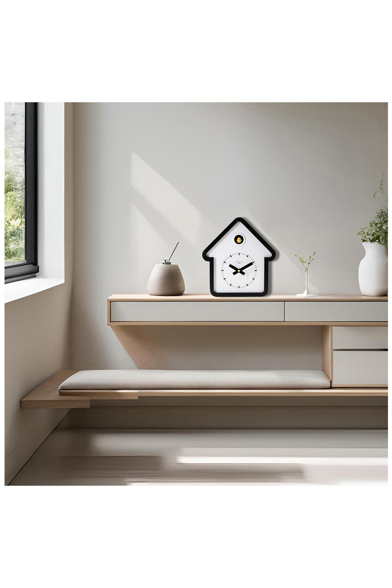 White House Cuckoo Clock, Alternate, color, WHITE