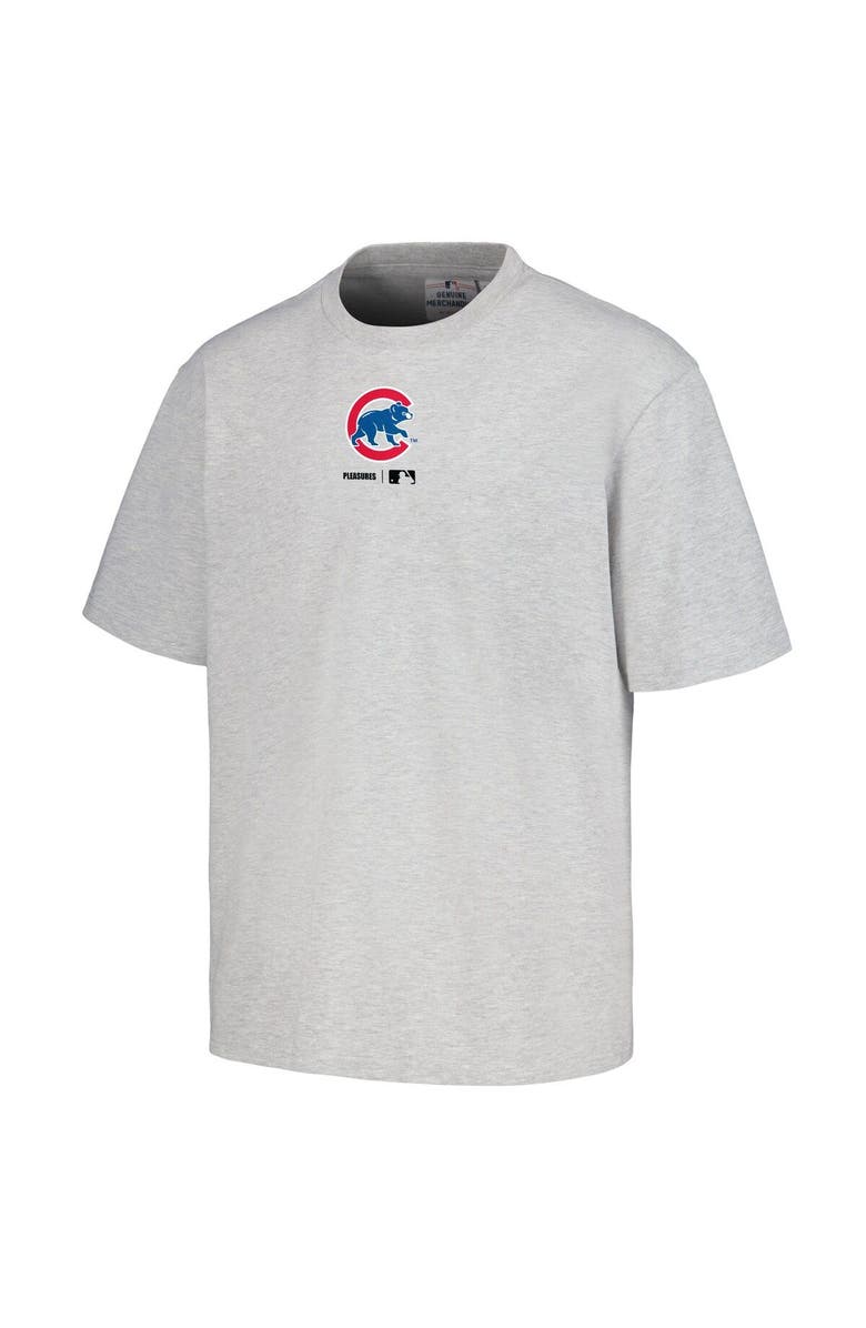 PLEASURES Men's PLEASURES Gray Chicago Cubs Mascot T-Shirt, Alternate, color, Gray