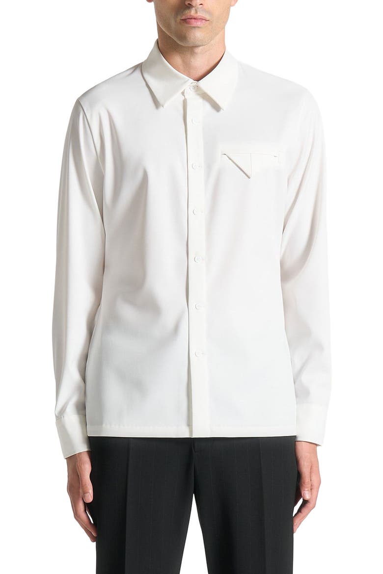 Tom Slim Fit Tailored Stretch Dress Shirt, Alternate, color, Black