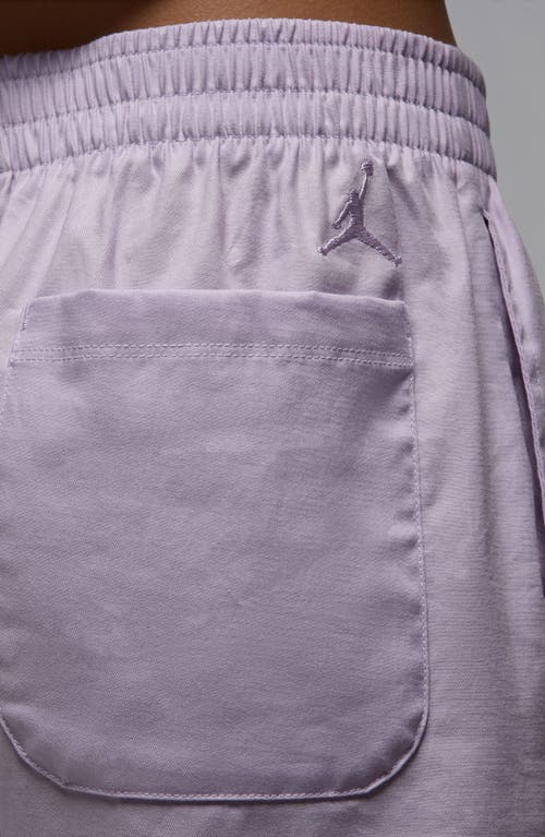 Shop Jordan Rose Embroidered Cotton Shorts