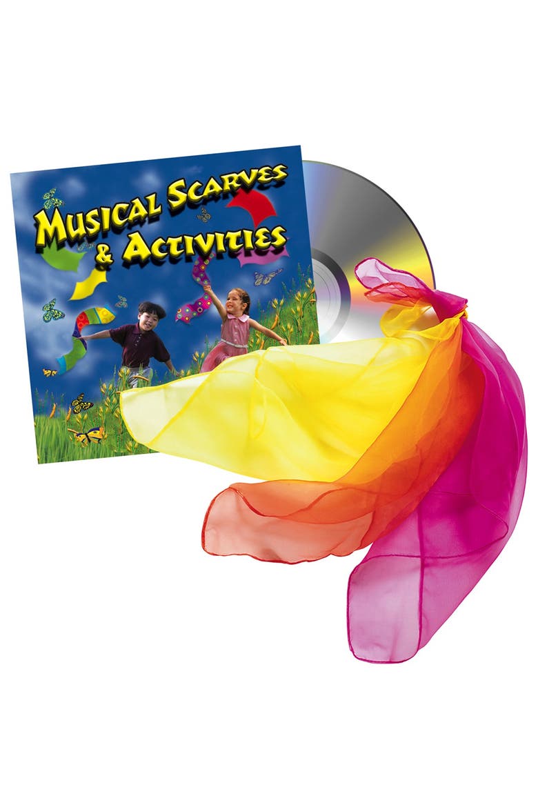 Musical Scarves & Physical Activity CD Set, Main, color, Multicolored