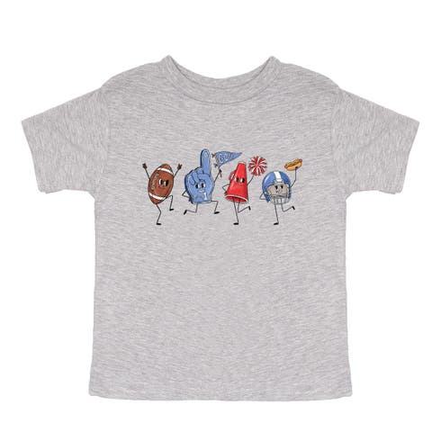 Football Stick Figures Short Sleeve T-Shirt (Toddler)